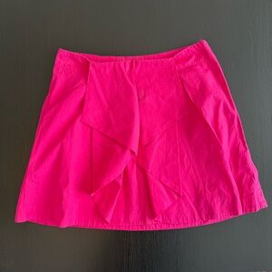Anthropologie Maeve Bright Pink Mini Skirt